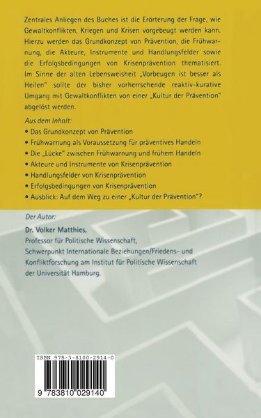 Produktbild: Krisenpr&auml;vention