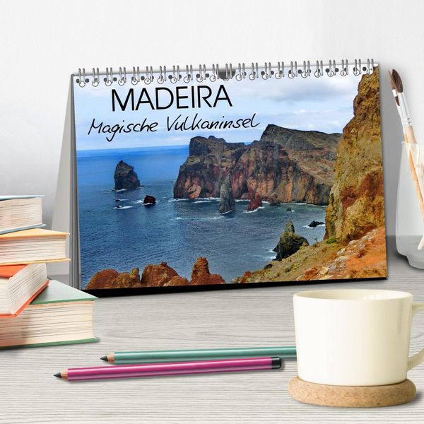 Produktbild: Madeira Magische Vulkaninsel (Tischkalender 2026 DIN A5 quer), CALVENDO Monatskalender