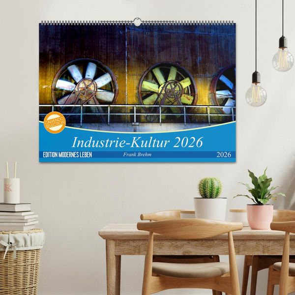 Produktbild: Industrie-Kultur 2026 (Wandkalender 2026 DIN A2 quer), CALVENDO Monatskalender