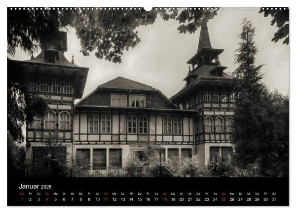Produktbild: Lost Places Geisterh&auml;user (hochwertiger Premium Wandkalender 2026 DIN A2 quer), Kunstdruck in Hochglanz