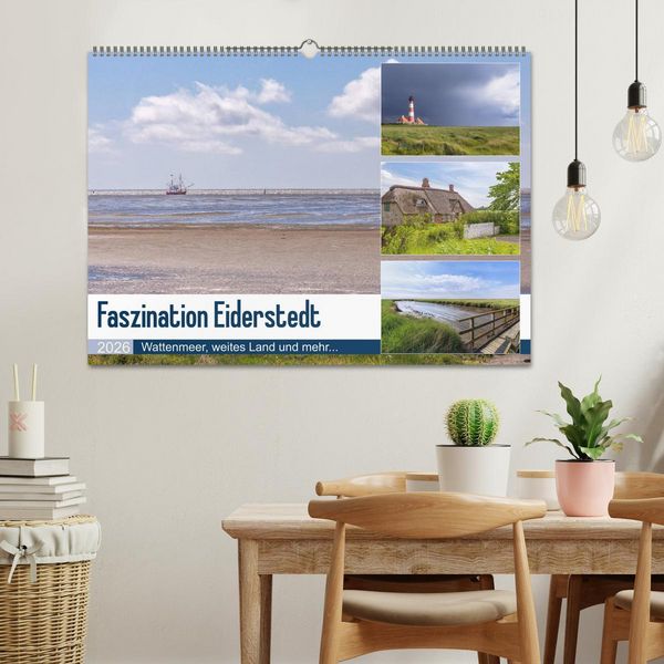 Produktbild: Faszination Eiderstedt (Wandkalender 2026 DIN A2 quer), CALVENDO Monatskalender