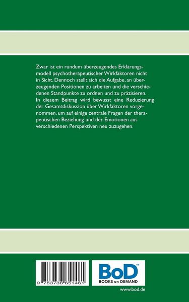 Produktbild: Verschiedene Aspekte psychotherapeutischer und psychoanalytischer Wirkfaktoren