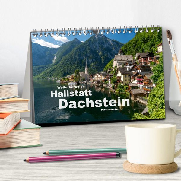 Produktbild: Welterberegion Hallstatt Dachstein (Tischkalender 2026 DIN A5 quer), CALVENDO Monatskalender