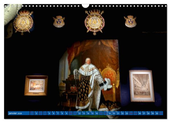 Produktbild: Le dernier sacre d'un Roi de France : Charles X (Calendrier mural 2026 DIN A3 vertical), CALVENDO calendrier mensuel
