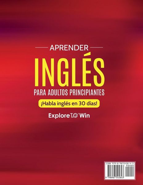 Produktbild: Aprender ingl&eacute;s para adultos principiantes