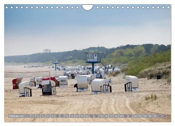 Produktbild: Usedom - Perle an der Ostsee (Wandkalender 2027 DIN A4 quer), CALVENDO Monatskalender