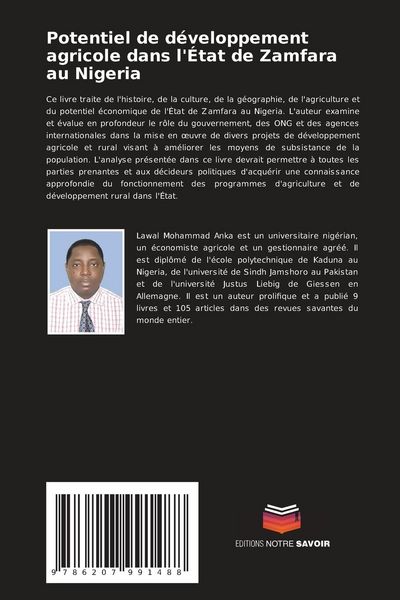 Produktbild: Potentiel de d&eacute;veloppement agricole dans l'&Eacute;tat de Zamfara au Nigeria