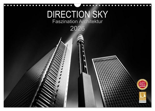 Produktbild: Direction Sky - Faszination Architektur 2026 (Wandkalender 2026 DIN A3 quer), CALVENDO Monatskalender