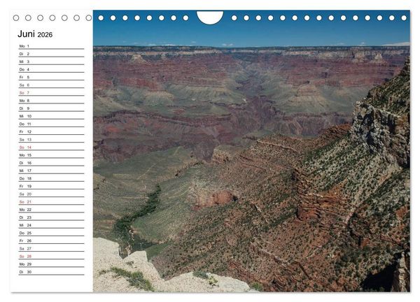 Produktbild: Faszination Grand Canyon (Wandkalender 2026 DIN A4 quer), CALVENDO Monatskalender
