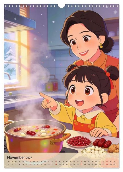 Produktbild: Herz zu Herz &ndash; China Edition (Wandkalender 2027 DIN A3 hoch), CALVENDO Monatskalender