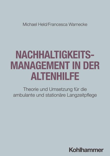 Produktbild: Nachhaltigkeitsmanagement in der Altenhilfe