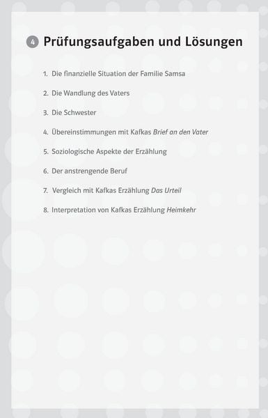 Produktbild: Lekt&uuml;rehilfen Franz Kafka, 'Die Verwandlung'. Interpretationshilfe f&uuml;r Oberstufe und Abitur