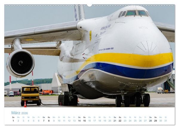 Produktbild: Antonov Airlines, Transportflugzeuge der Superlative (hochwertiger Premium Wandkalender 2026 DIN A2 quer), Kunstdruck in Hochglanz