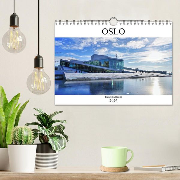 Produktbild: Oslo - Norwegen (Wandkalender 2026 DIN A4 quer), CALVENDO Monatskalender