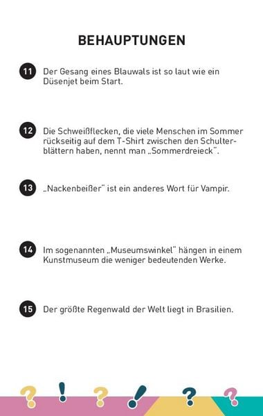 Produktbild: Wahr oder nicht? - Das Quiz-Spiel I ab 10 Jahren