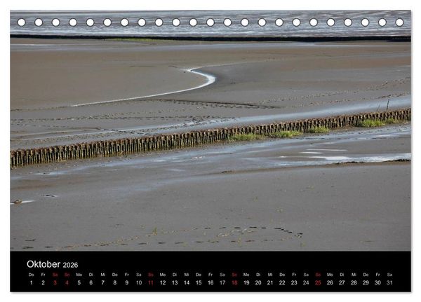 Produktbild: Wattenmeer (Tischkalender 2026 DIN A5 quer), CALVENDO Monatskalender