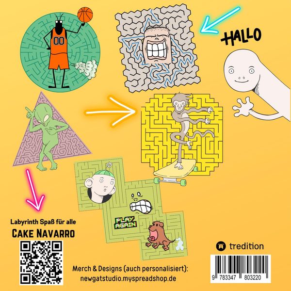Produktbild: Lustige Labyrinthe R&auml;tselbuch f&uuml;r Kinder & Tweens - Mitmachbuch f&uuml;r clevere Jungs & M&auml;dchen - Geschenkidee Kinder gegen Langeweile