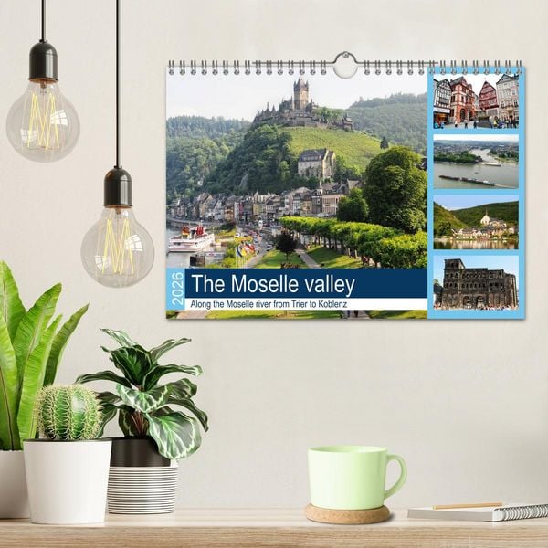 Produktbild: The Moselle valley - Along the Moselle river from Trier to Koblenz (Wall Calendar 2026 DIN A4 landscape), CALVENDO 12 Month Wall Calendar