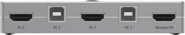 Produktbild: Hama 2+2 Port KVM-Umschalter HDMI USB 4096 x 2160 Pixel