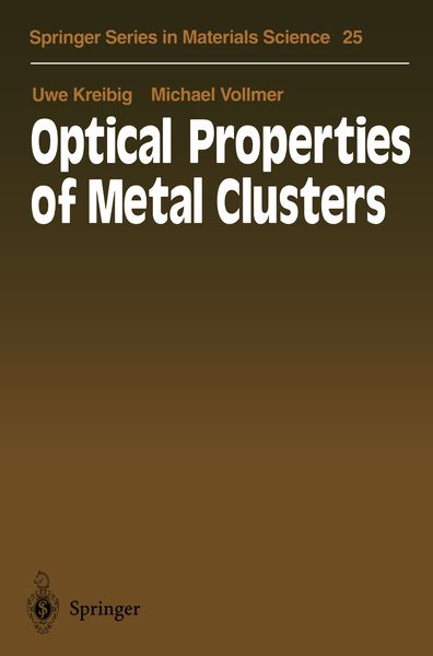 Produktbild: Optical Properties of Metal Clusters