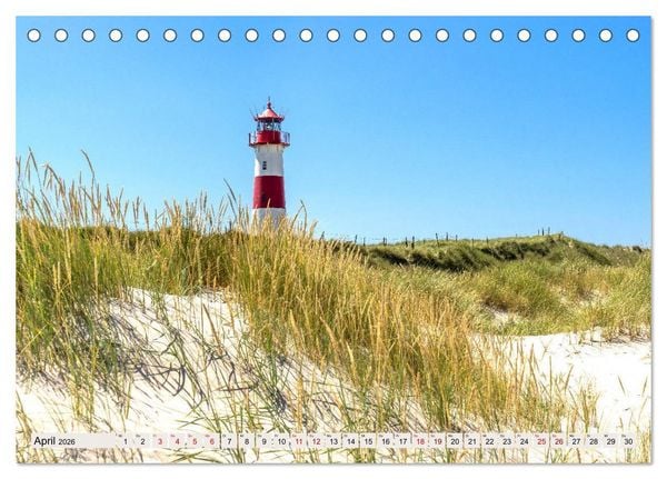 Produktbild: SYLT D&uuml;nenwege (Tischkalender 2026 DIN A5 quer), CALVENDO Monatskalender
