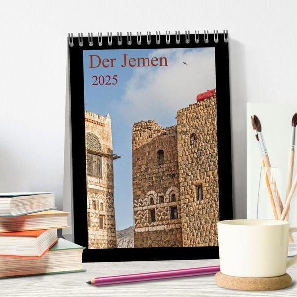 'Der Jemen (Tischkalender 2025 DIN A5 hoch), CALVENDO Monatskalender