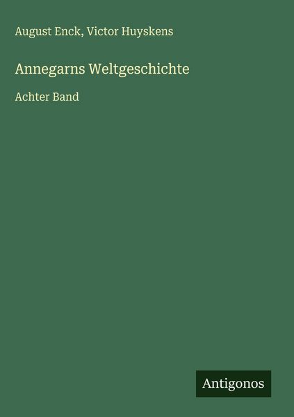 Produktbild: Annegarns Weltgeschichte