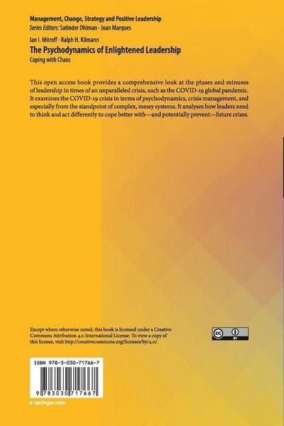 Produktbild: The Psychodynamics of Enlightened Leadership
