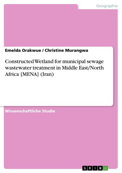 Produktbild: Constructed Wetland for municipal sewage wastewater treatment in Middle East/North Africa [MENA] (Iran)
