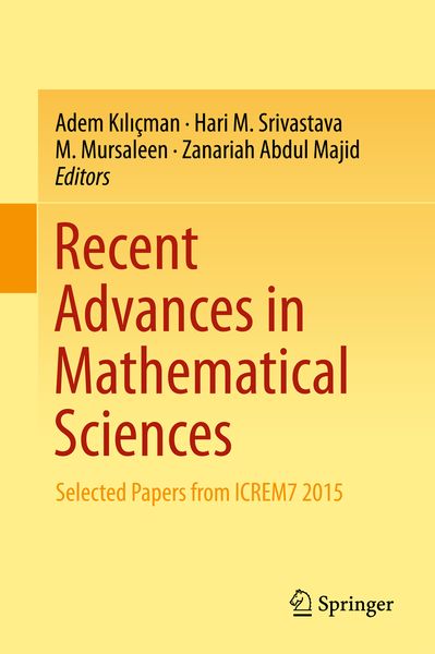 Produktbild: Recent Advances in Mathematical Sciences