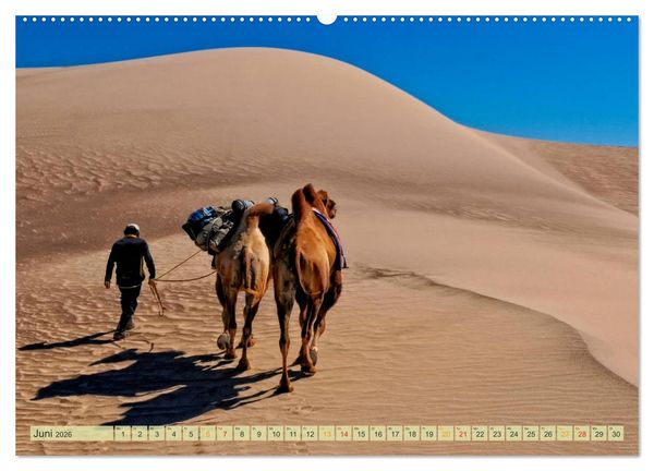 Produktbild: Reise durch Asien - Mongolei (Wandkalender 2026 DIN A2 quer), CALVENDO Monatskalender