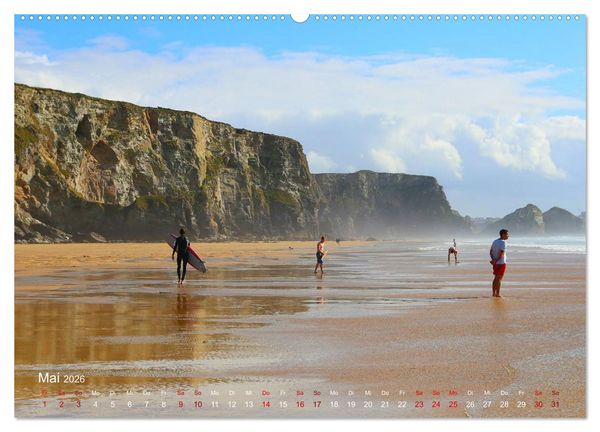 Produktbild: Surfen - die perfekte Welle (Wandkalender 2026 DIN A2 quer), CALVENDO Monatskalender