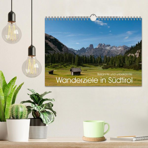 Produktbild: Bekannte und unbekannte Wanderziele in S&uuml;dtirol (Wandkalender 2026 DIN A4 quer), CALVENDO Monatskalender