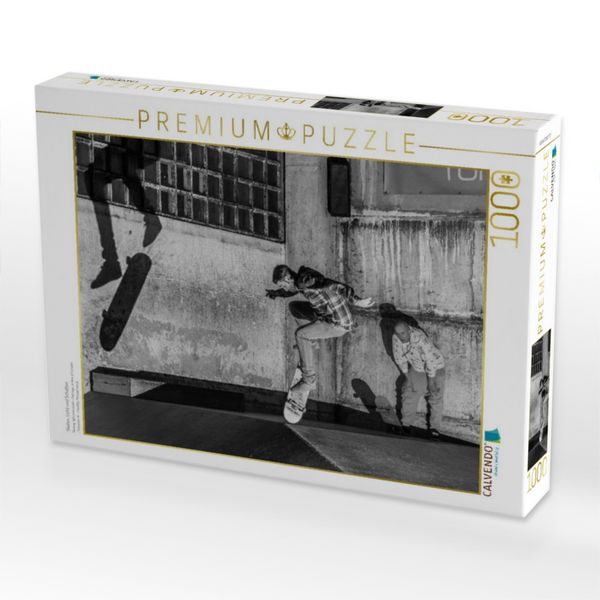 Produktbild: CALVENDO Puzzle Skaten, Licht und Schatten | 1000 Teile Lege-Gr&ouml;&szlig;e 64x48cm Foto-Puzzle f&uuml;r gl&uuml;ckliche Stunden