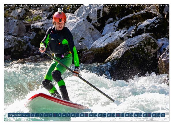 Produktbild: Wildwasser Stand up (hochwertiger Premium Wandkalender 2026 DIN A2 quer), Kunstdruck in Hochglanz
