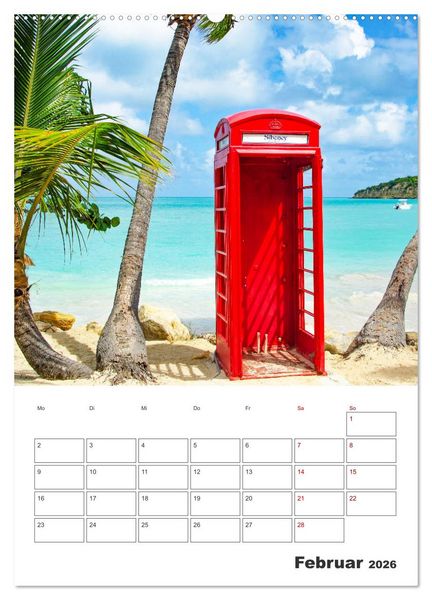 Produktbild: Reise durch Mittelamerika - Urlaubsplaner (hochwertiger Premium Wandkalender 2026 DIN A2 hoch), Kunstdruck in Hochglanz