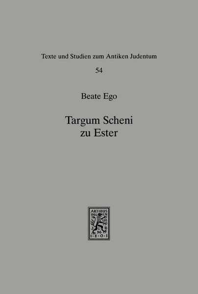 Produktbild: Targum Scheni zu Ester