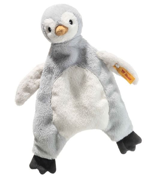 Produktbild: Steiff 242823 - Lio Pinguin Schmusetuch, Pl&uuml;sch, 26 cm