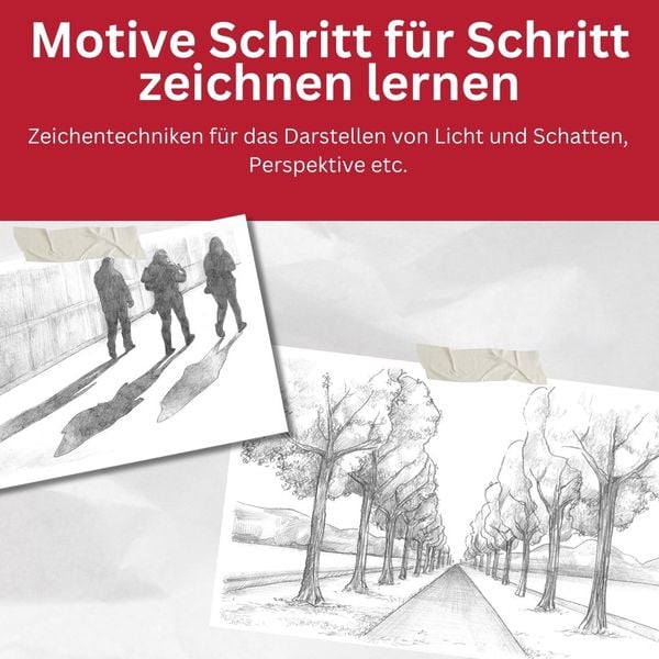 Produktbild: Die Kunst des Zeichnens f&uuml;r Kinder Zeichenschule - Zeichentechniken