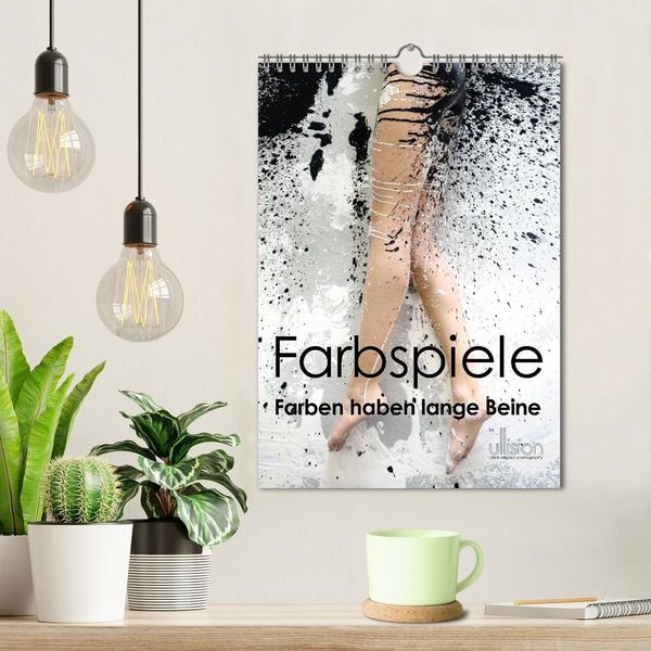 Produktbild: Farbspiele &ndash; Farben haben lange Beine (Wandkalender 2026 DIN A4 hoch), CALVENDO Monatskalender