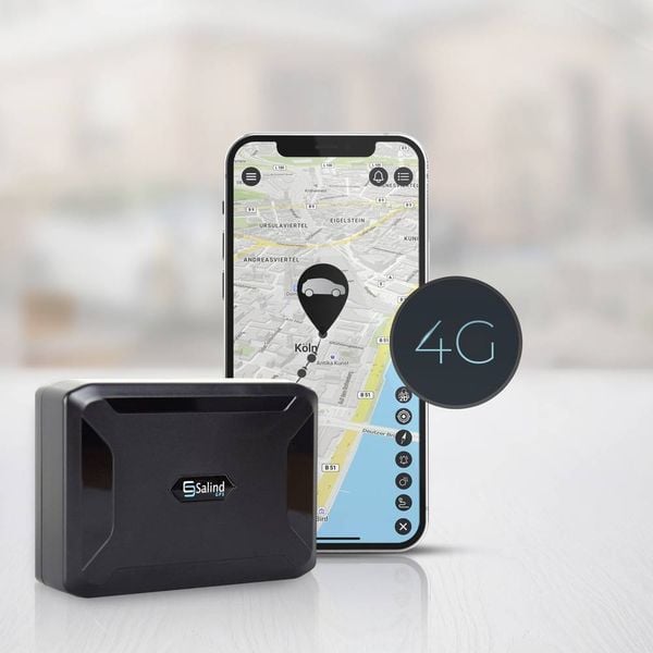 Salind GPS SALIND 114G GPS Tracker Fahrzeugtracker Schwarz 1St.