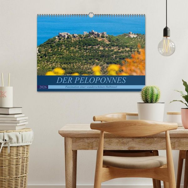 Produktbild: DER PELOPONNES (Wandkalender 2026 DIN A3 quer), CALVENDO Monatskalender