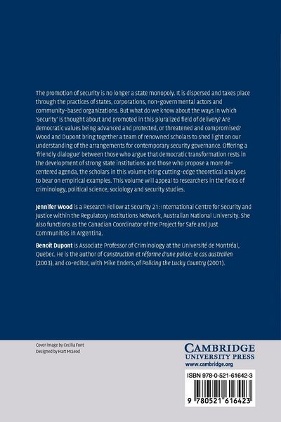 Produktbild: Democracy, Society and the Governance of Security