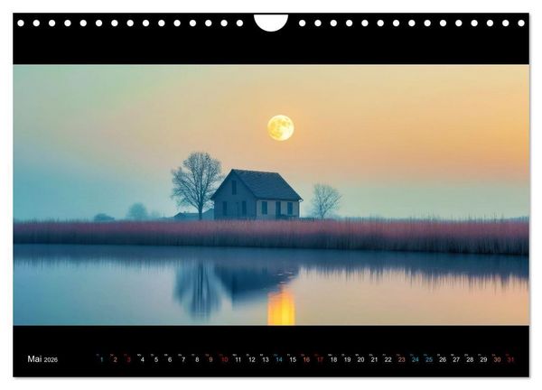 Produktbild: Puristische Landschaften (Wandkalender 2026 DIN A4 quer), CALVENDO Monatskalender