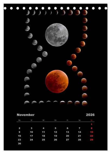 Produktbild: Wunderbares Universum (Tischkalender 2026 DIN A5 hoch), CALVENDO Monatskalender