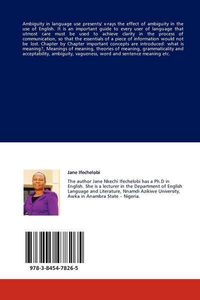 Produktbild: Ambiguity in Language Use