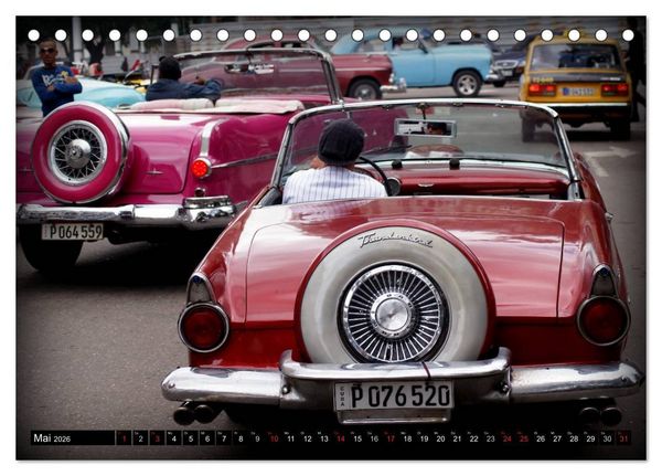 Produktbild: Auto-Legenden: FORD THUNDERBIRD (Tischkalender 2026 DIN A5 quer), CALVENDO Monatskalender