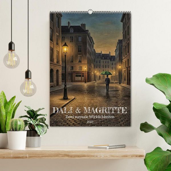 Produktbild: Dali und Magritte: zwei surreale Wirklichkeiten (Wandkalender 2027 DIN A2 hoch), CALVENDO Monatskalender