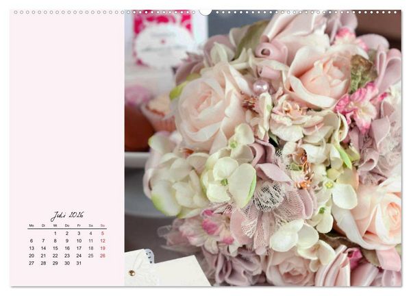 Produktbild: Rosen. Charmante und edle K&ouml;niginnen (hochwertiger Premium Wandkalender 2026 DIN A2 quer), Kunstdruck in Hochglanz