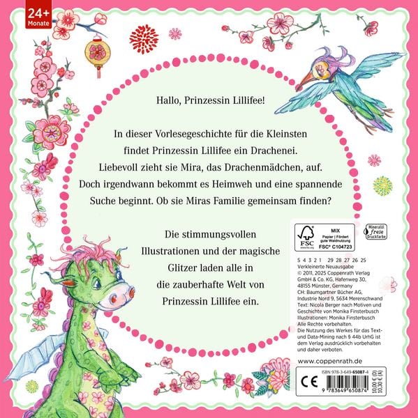 Produktbild: Prinzessin Lillifee und der kleine Drache (Pappbilderbuch)